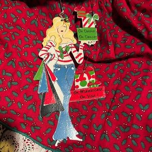 Blonde Christmas‎ Shopper Tree Ornament “On MC on Visa” Working Girls Design